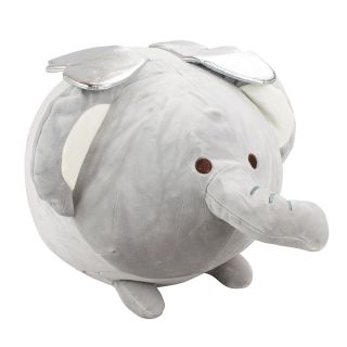 LH2364-35-F | Elefante Cinza Asas 37cm - Pelúcia