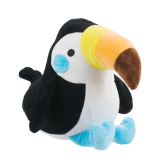 XT9296-26-F | Pássaro Bico Colorido 19cm - Pelúcia