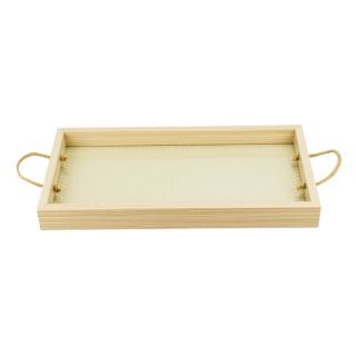Bandeja MDF Bege 20x40cm