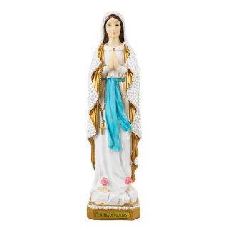 ALJB1684-12-M | Nossa Senhora De Lourdes 30cm - Enfeite Resina