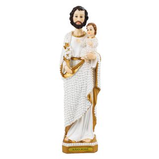 ALJB1682-12-M | São José 30cm - Enfeite resina