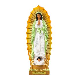 ALJB1645K-8A-M | Nossa Senhora De Guadalupe 20.5cm - Enfeite resina