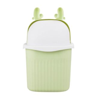 Lixeira Cozinha Cacto Verde 24x15cm