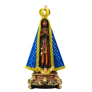 ALJB1999-9-M | Nossa Senhora Aparecida 23cm - Enfeite Resina