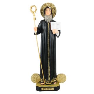 YY011278Y-18-M | São Bento 45cm - Enfeite Resina