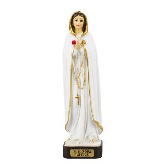 YY011134Y1S-8-M | Nossa Senhora Da Rosa Mística 19cm - Enfeite Resina