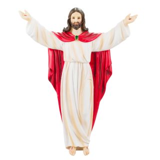 YLI012A187-11.5-M | Jesus Ressuscitado 28cm - Enfeite Resina
