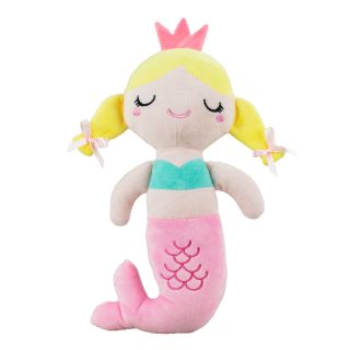 BBL1674-25-F | Boneca Sereia Cauda Rosa 28cm