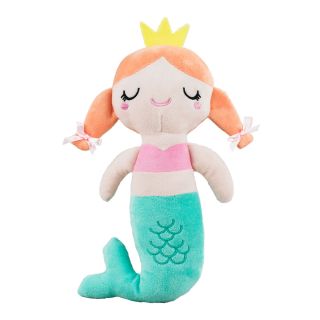 BBL1674-25-F | Boneca Sereia Cauda Verde 28cm