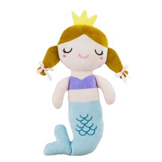 BBL1674-25-F | Boneca Sereia Cauda Azul 28cm