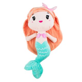 BBL1667M-F | Boneca Sereia Cauda Verde 46cm