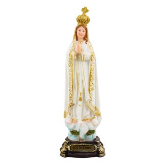 SW17SM3052-9-M | Nossa Senhora De Fátima 22.5cm - Enfeite Resina