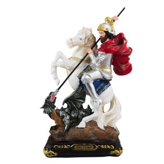 SW17SB5010-12-M | São Jorge 31cm - Enfeite Resina