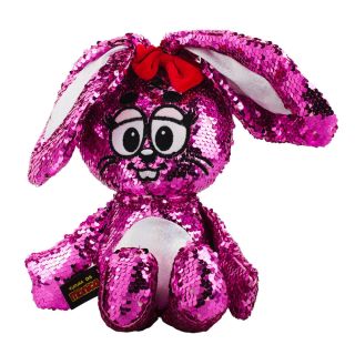 MXT010-25-DL-MC | Coelho Dalila Lantejoulas Pink Pelúcia 35cm - Turma Da Mônica