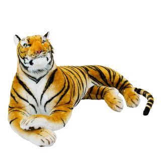 BH-HCT160BR-F | Tigre Deitado Realista Gigante 160cm - Pelúcia