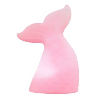 Luminária Cauda Sereia Rosa 14cm