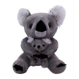 HW9346-F | Coala Mãe E Filhote 27cm - Pelúcia