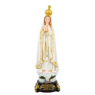 SW17SM3052-16-M | Nossa Senhora De Fátima 40cm - Enfeite Resina