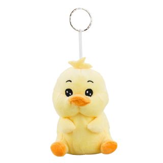 JS-23581-FM | Chaveiro Pintinho Amarelo 17cm - Pelúcia