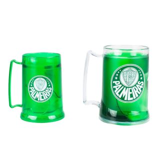 Jg 2 Canecas Gel Isolante Térmico 300ml 400ml - Palmeiras