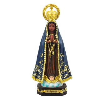 SW23SM3187-5.5-M | Nossa Senhora Aparecida 14.5cm - Enfeite Resina