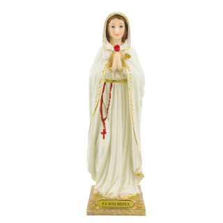 ALJB1727K-9BC-M | Nossa Senhora Da Rosa Mística 22.5cm - Enfeite Resina