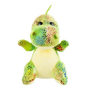 Dinossauro Tiranossauro Rex Verde 21cm - Pelúcia 