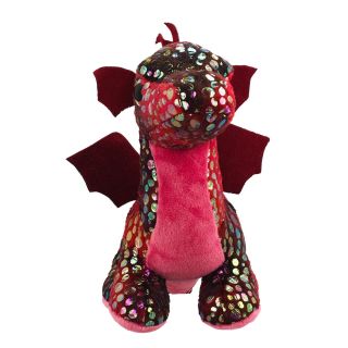 Dinossauro Dragão Vermelho 28cm - Pelúcia