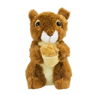 JS7-12101-20-F | Esquilo Marrom Noz 18cm - Pelúcia