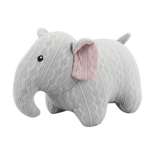 DD-T21153T1-F | Elefante Tecido Cinza 25cm - Pelúcia