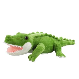DD-D20127T1-F | Crocodilo Verde Boca Aberta 50cm - Pelúcia