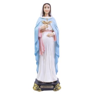 ALJE190AO-13-E | Nossa Senhora Grávida 32cm - Enfeite Resina