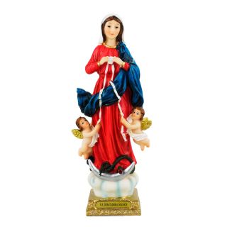 ALJB1696K-9-M | Nossa Senhora Desatadora De Nós 23cm - Enfeite Resina