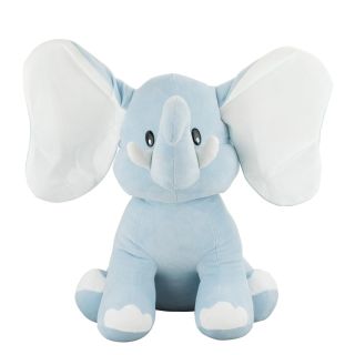BBL1544XL-C-F | Elefante Azul Orelhas Grandes 42cm - Pelúcia