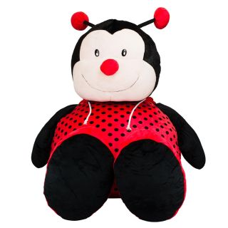 BBL111XXXL-J-F | Joaninha Vermelha Gigante Com Capuz 83cm - Pelúcia