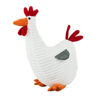 JSQMCOCO-F | Galo Branco 33cm - Pelúcia
