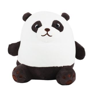 OBN-3448-1-F | Urso Panda Redondo Sentado 19cm - Pelúcia
