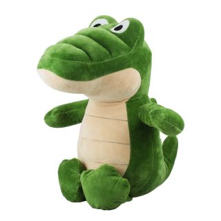 BBL1665L-F | Crocodilo Verde Sentado 34cm - Pelúcia