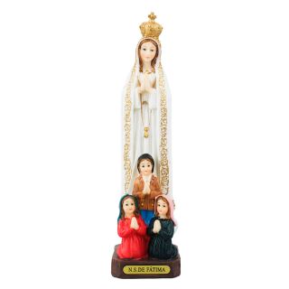 ALJB1941-9BC-M | Nossa Senhora De Fátima 23cm - Enfeite Resina
