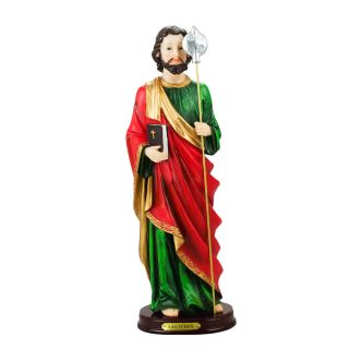 ALJB260-12-M | São Judas 31.5cm - Enfeite Resina