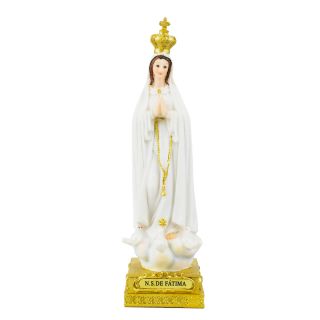 ALJB155K-9-M | Nossa Senhora De Fátima 22cm - Enfeite Resina