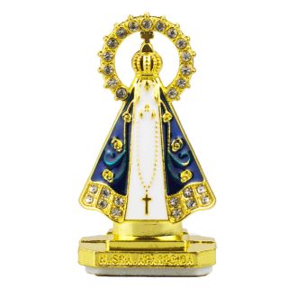 ME0459-M | Nossa Senhora Aparecida Dourada Uso Carro 5.5cm