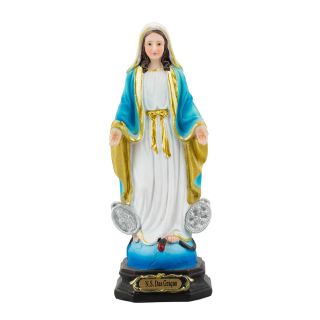 SW12A4212-5-M | Nossa Senhora Das Graças 14cm - Enfeite Resina