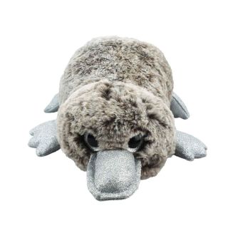 JSQYZS-F | Ornitorrinco Cinza Escuro Deitado 26cm - Pelúcia