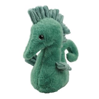 DEM-005-F | Cavalo Marinho Verde 27cm - Pelúcia