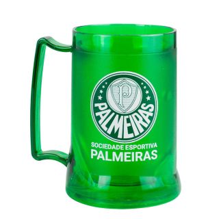 Caneca Gel Isolante Térmico 400ml - Palmeiras