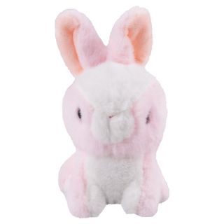 YR-005-FM(ROSA) | Chaveiro Coelho Rosa 15cm - Pelúcia