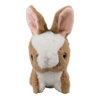 YR-005-FM(MARROM) | Chaveiro Coelho Marrom 15cm - Pelúcia