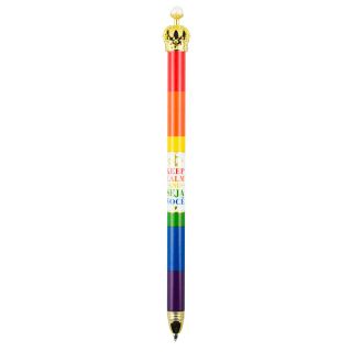 Caneta Metal Rollerball Arco-Íris LGBT 0.7mm