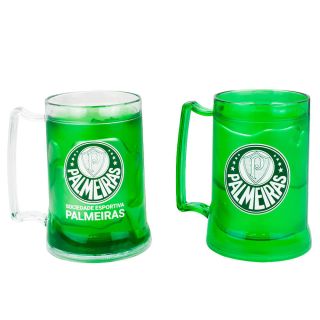Jg 2 Canecas Gel Isolante Térmico 400ml - Palmeiras